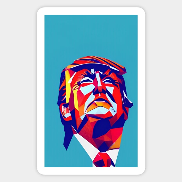 President of the US 45th Sticker by ShopSunday